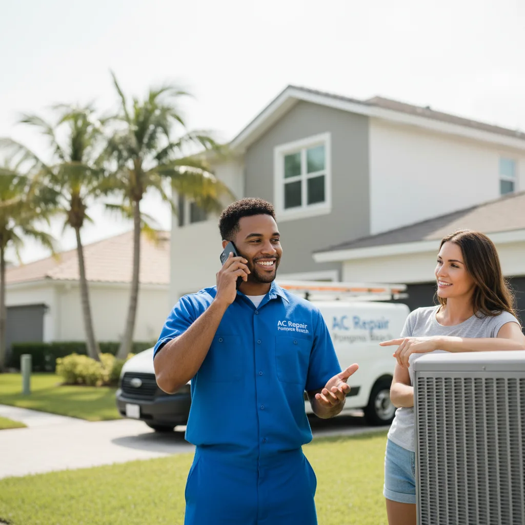 AC Repair Pompano Beach customer support in Eastanollee